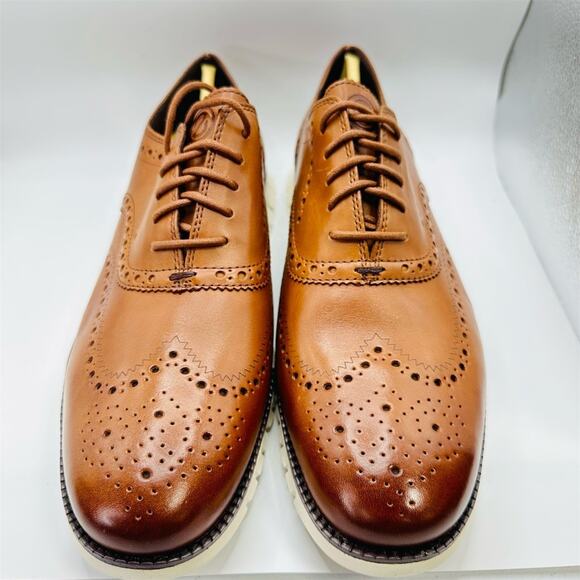 Cole Haan ZERØGRAND Wingtip Oxford Men\'s Dress Shoes Brown Size 11 M main image 4